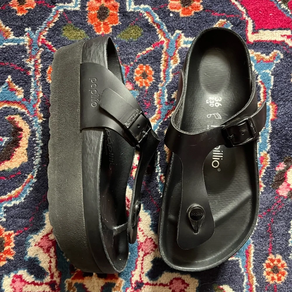 Birkenstock Papillio Gizeh Platforms, 36 - Picture 1 of 6